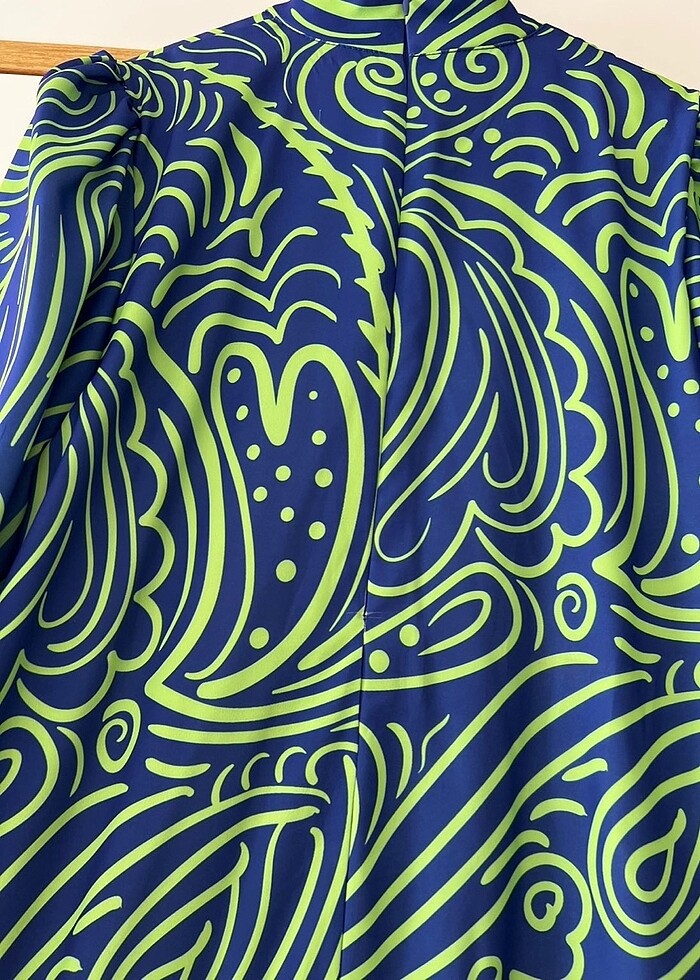 Desenli Elbise - Görsel 4