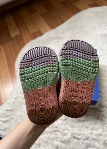 Kız Çocuk Beyaz Cırtlı Spor Ayakkabı - Görsel 4