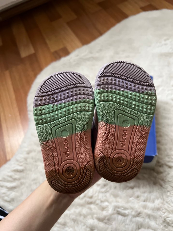 Kız Çocuk Beyaz Cırtlı Spor Ayakkabı - Görsel 4