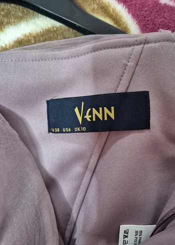 Pembe Straplez Mezuniyet Elbisesi - Görsel 4