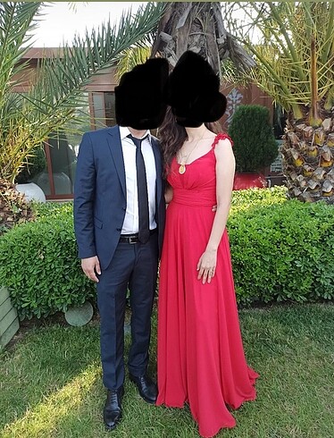 Kırmızı elbise satılık - Görsel 5
