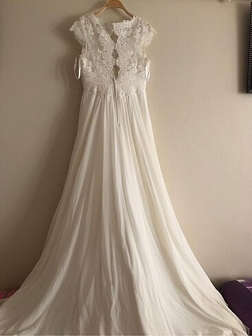Acil satılık Oleg cassini helen model gelinlik - Görsel 7