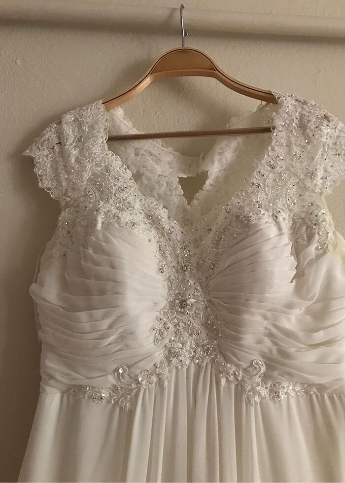 Acil satılık Oleg cassini helen model gelinlik - Görsel 2