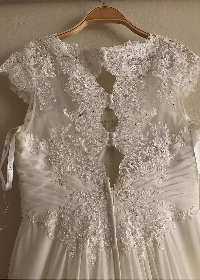 Acil satılık Oleg cassini helen model gelinlik - Görsel 4