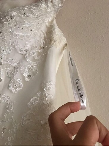 Acil satılık Oleg cassini helen model gelinlik - Görsel 7