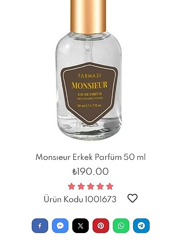 Farmasi erkek parfümü