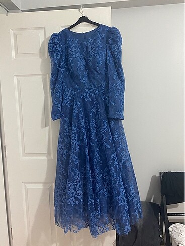 Diğer Mavi abiye elbise