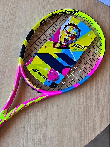  Babolat boost rafa sıfır tenis raketi.