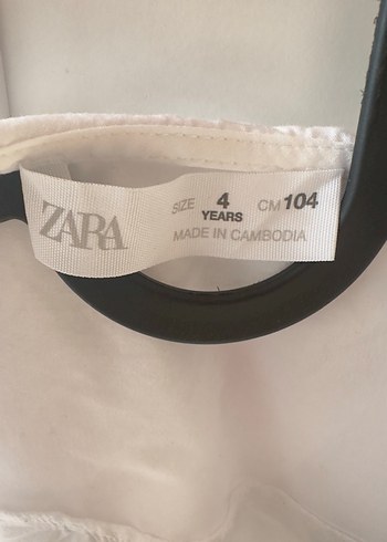 Kız Çocuk Beyaz Pamuklu Fırfırlı Gömlek - Görsel 4