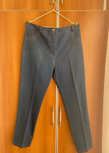 Kadın Mavi Denim Kot Pantolon