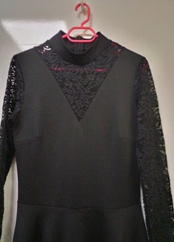 Dantelli elbise - Görsel 3