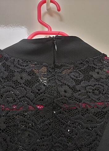 Dantelli elbise - Görsel 6