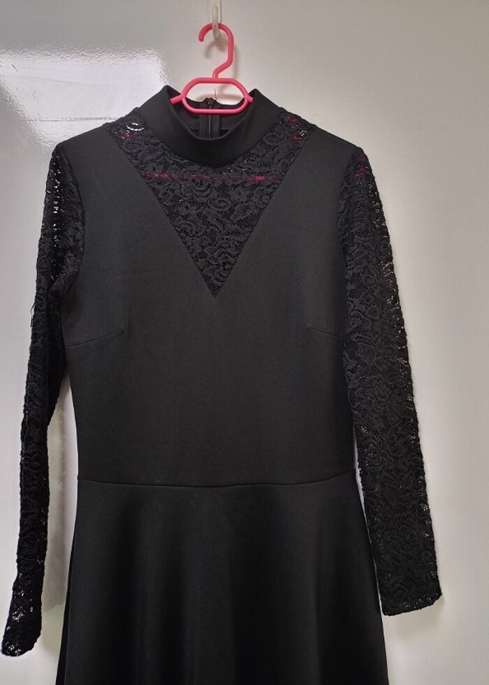 Dantelli elbise - Görsel 2