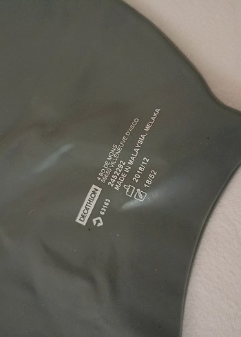 Gri DECATHION yüzücü bonesi - Görsel 4