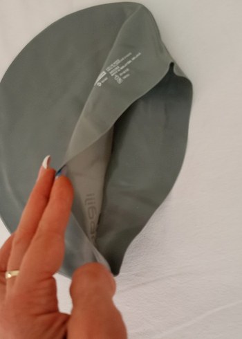 Gri DECATHION yüzücü bonesi - Görsel 3