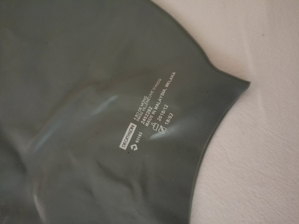 Gri DECATHION yüzücü bonesi - Görsel 4