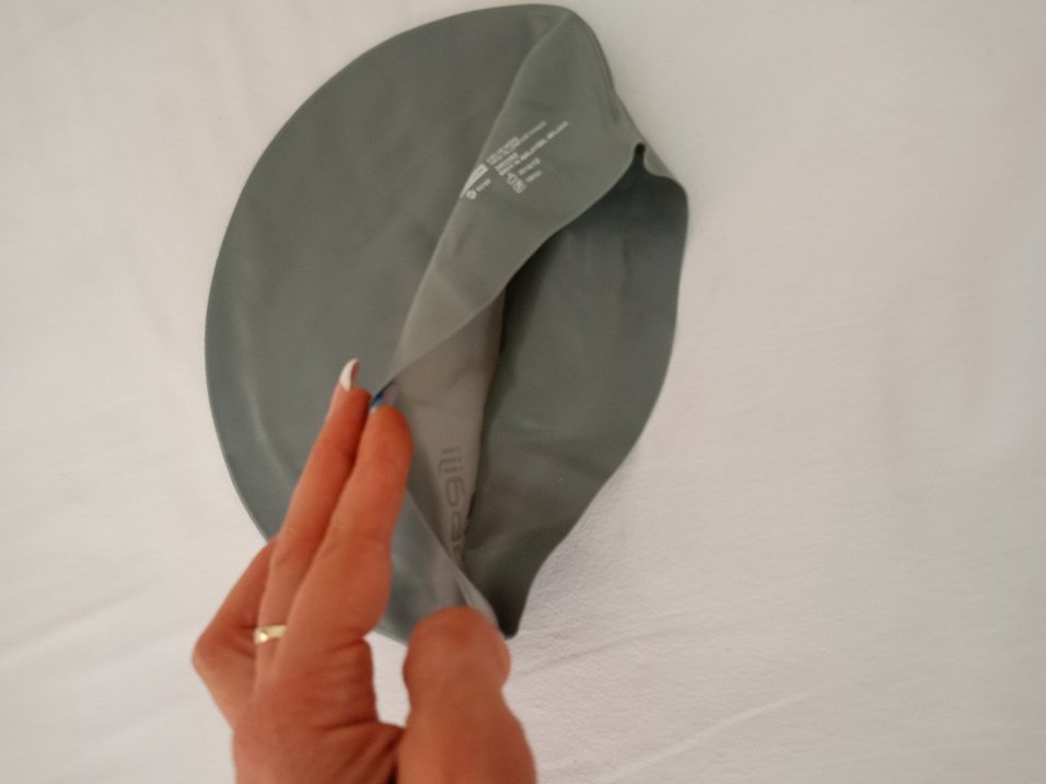 Gri DECATHION yüzücü bonesi - Görsel 3