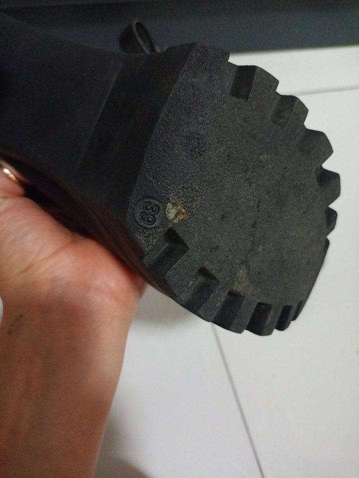 Kadın Siyah Goth Platform Topuklu Ayakkabı - Görsel 4