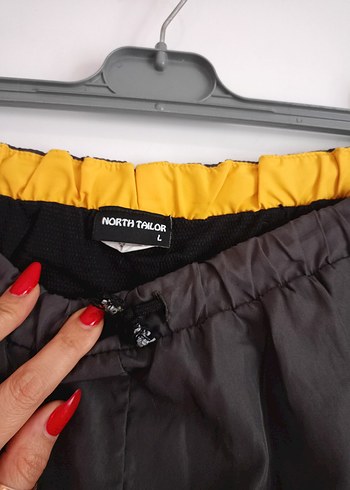 North Face Gri Loose Fit Mini Spor Şort