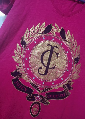 Juicy Couture Kırmızı Baskılı Kadın Tişört