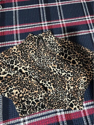 Leopar desen bluz