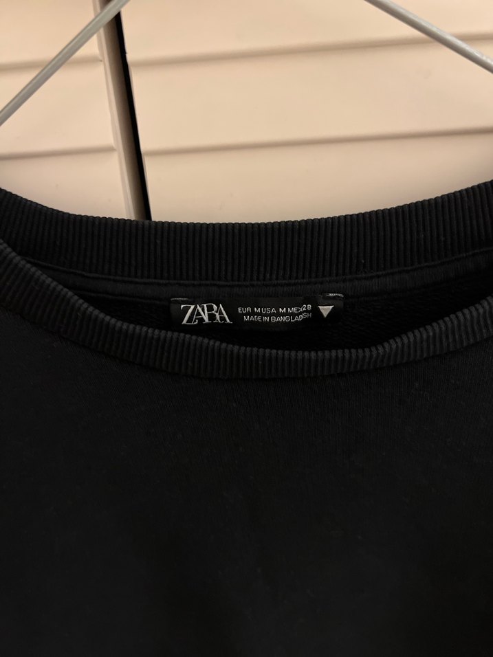 Siyah Kadın Salaş Sweatshirt - Görsel 3