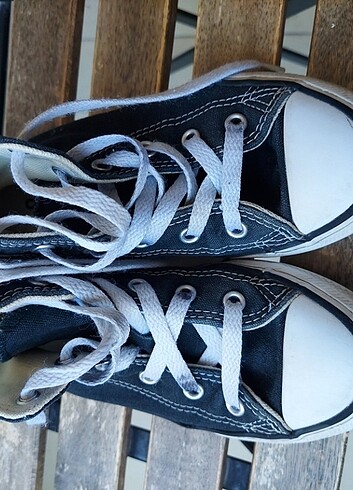 31 Beden siyah Renk Orjinal Siyah Converse 