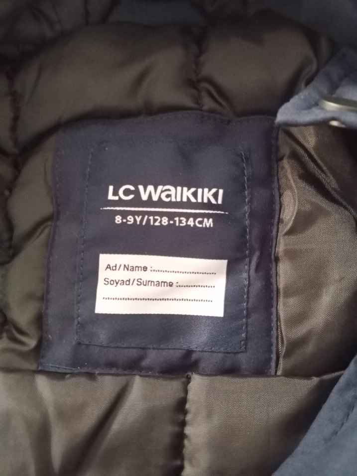 Sarı Şerit Detaylı Erkek Çocuk Mont - Görsel 3