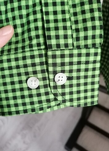 s/m Beden yeşil Renk Beymen club sıfır erkek gömlek S beden Yeşil siyah