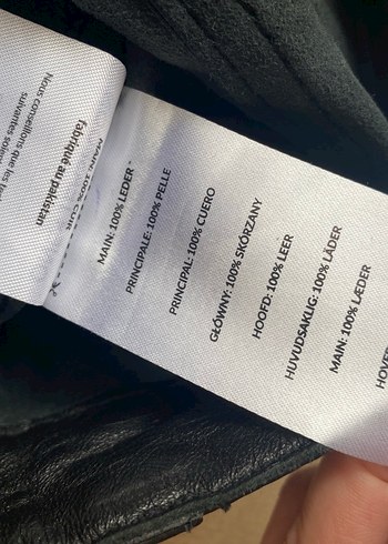 Siyah Gerçek Deri Mini Şort One Teaspoon - Görsel 8