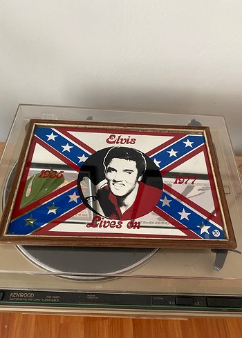 Elvis Presley Vintage Retro Tablo/Ayna - Görsel 3