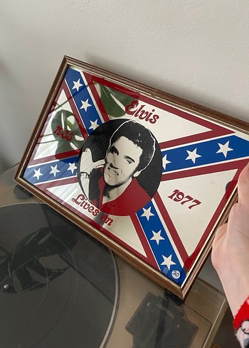 Elvis Presley Vintage Retro Tablo/Ayna - Görsel 2