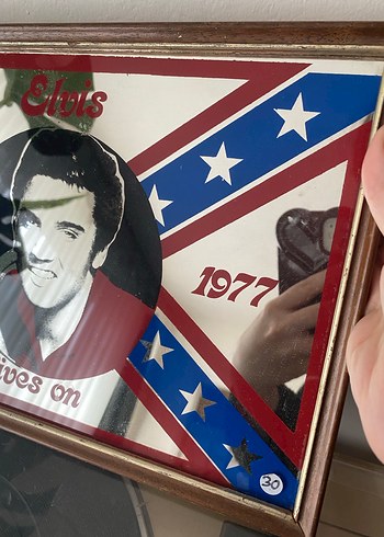 Elvis Presley Vintage Retro Tablo/Ayna - Görsel 4