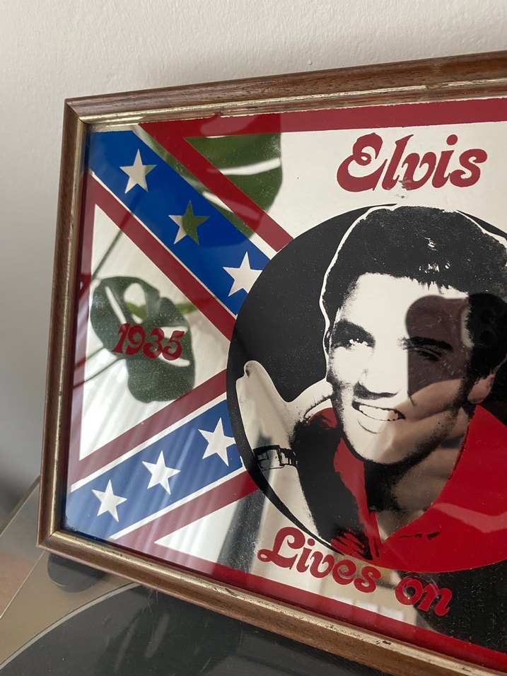 Elvis Presley Vintage Retro Tablo/Ayna - Görsel 5