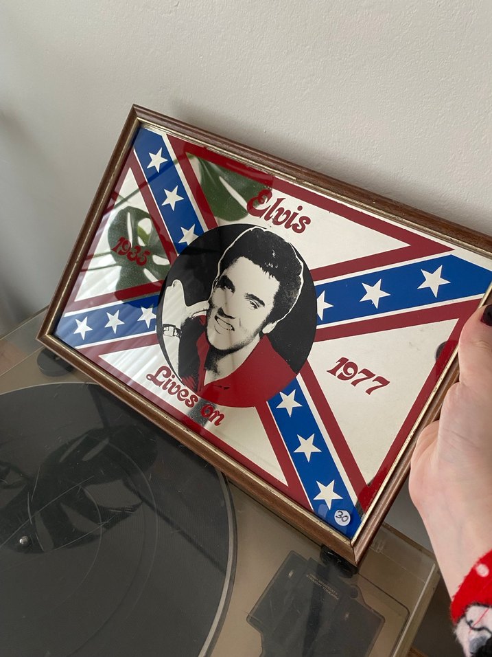 Elvis Presley Vintage Retro Tablo/Ayna - Görsel 2