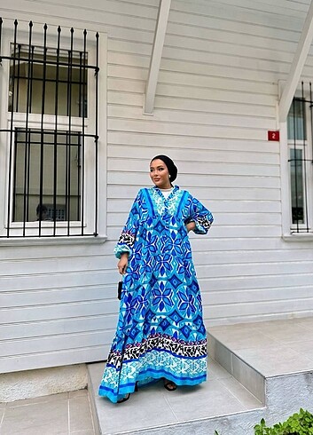 52 Beden çeşitli Renk Viscon Elbise