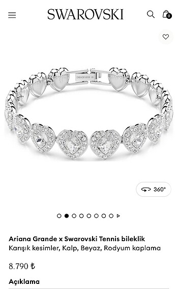 Swarovski Orjinal Bileklik