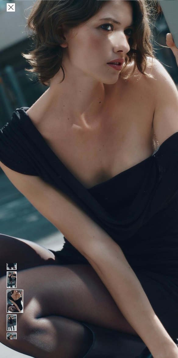 Straplez Drapeli Siyah Mini Elbise - Görsel 3