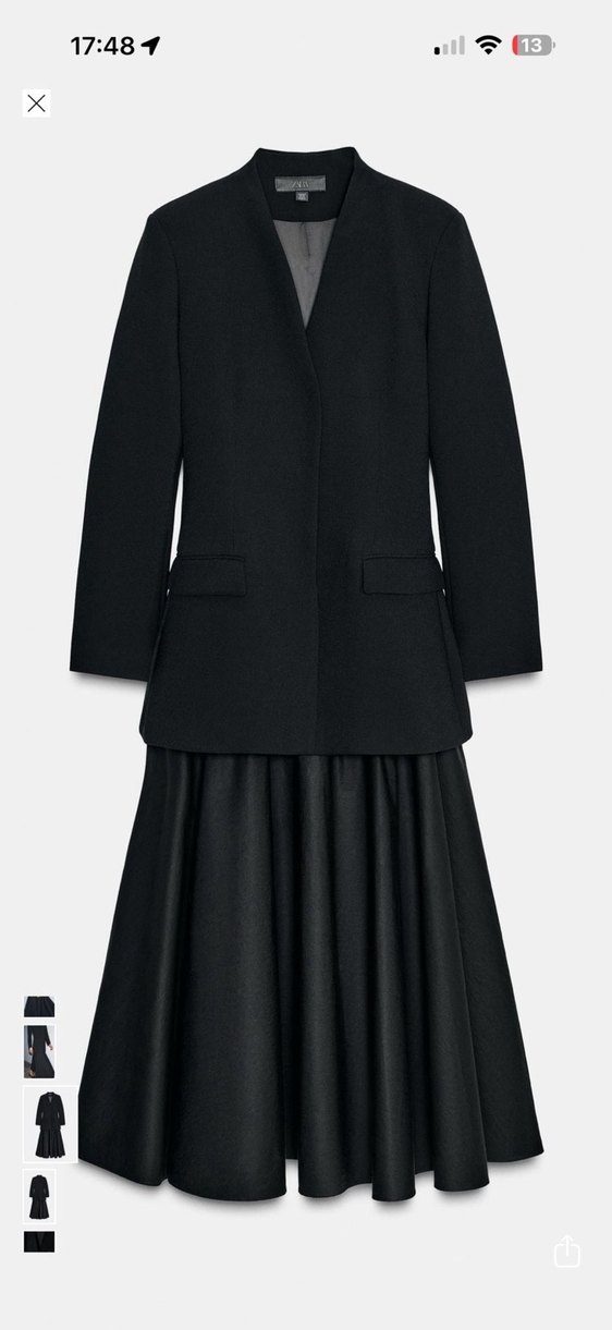 Kadın Siyah Uzun Kollu elbise - Görsel 4