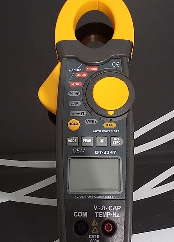 Cem Dt 3347 AC/DC 1000A True Rms Pensampermetre Ölçü Aleti