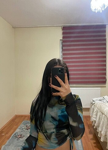 Tül crop