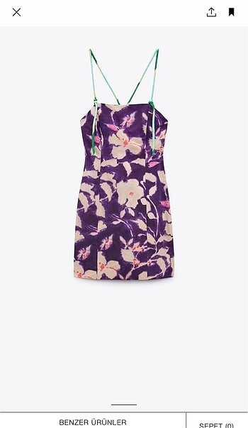 Zara Zara askılı elbise