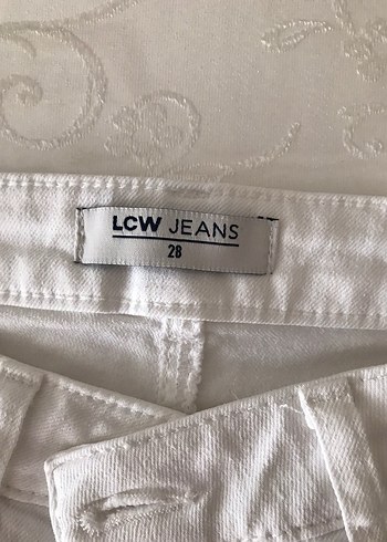 LCW Jeans Kadın Beyaz şort