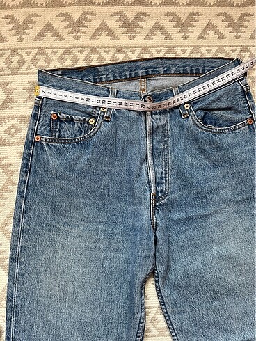 Levis Levis 501 orijinal mavi renkli jeans