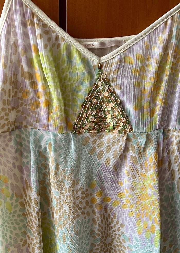 Şifon elbise - Görsel 3