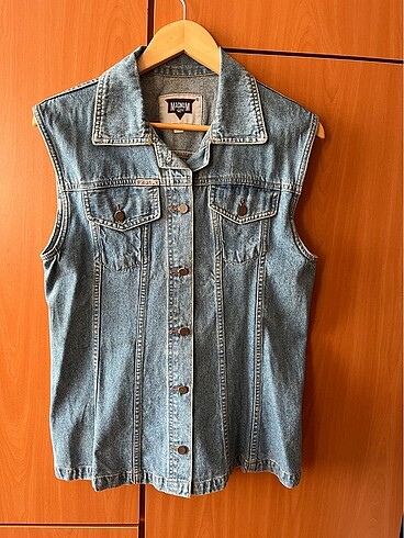 Jean vintage yelek