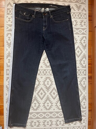 Mango jeans paçası fermuar detaylı