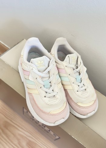 Orijinal adidas Kız Çocuk Beyaz Pastel Spor Ayakkabı
