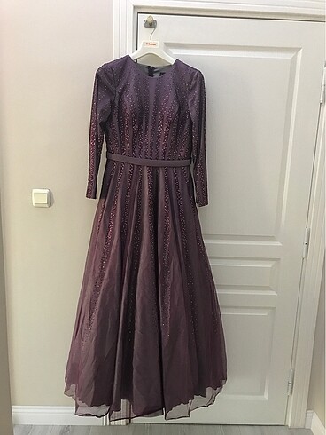 Abiye tesettür elbise - Görsel 2