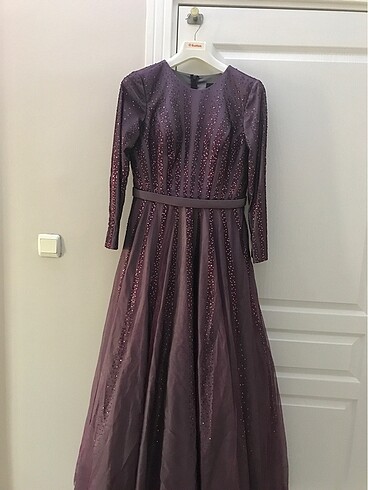 Abiye tesettür elbise - Görsel 4